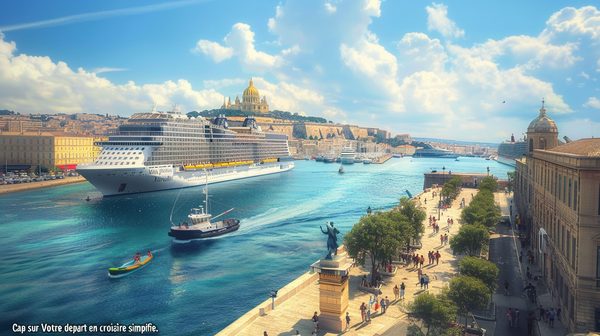 Cap sur marseille: votre départ en croisière simplifié